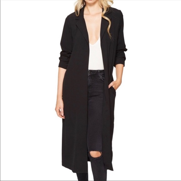 Kensie Jackets & Blazers - NWOT Kensie Long Sleeve Black Duster Jacket